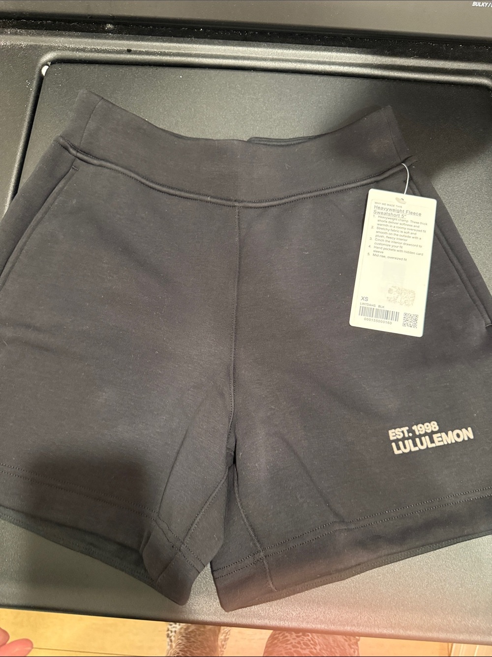 lululemon athletica Black Women's Athletic Shorts with Logo
